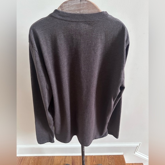 Gap Everyday Soft Men's M Layering Henley Long Sleeve Weekend Relaxed Casual - Picture 3 of 5